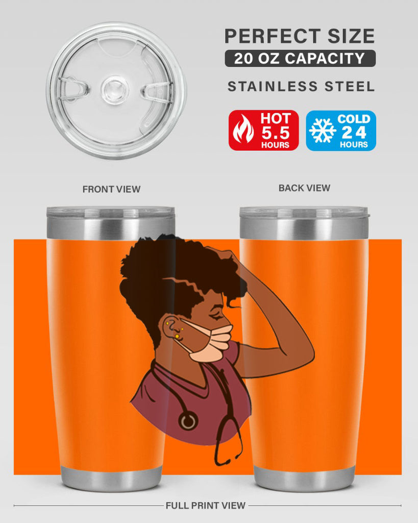 black nurse 1#- women-girls- Tumbler