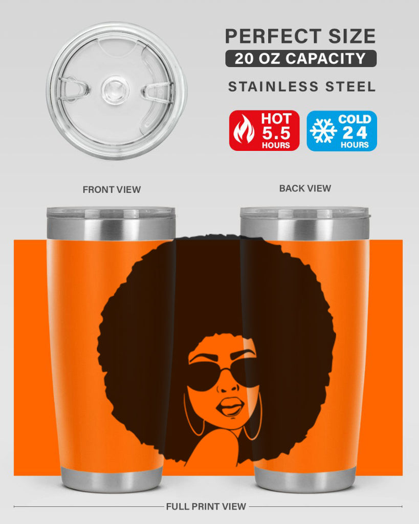 black women - queen 46#- women-girls- Tumbler