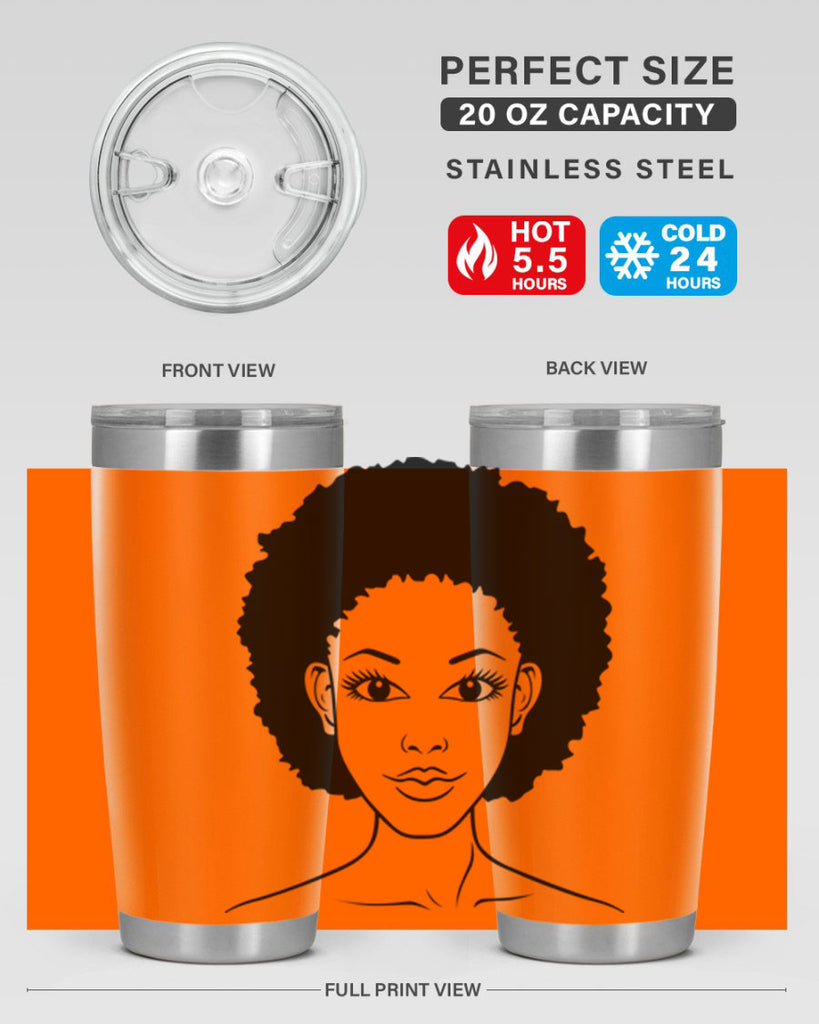 black women - queen 64#- women-girls- Tumbler