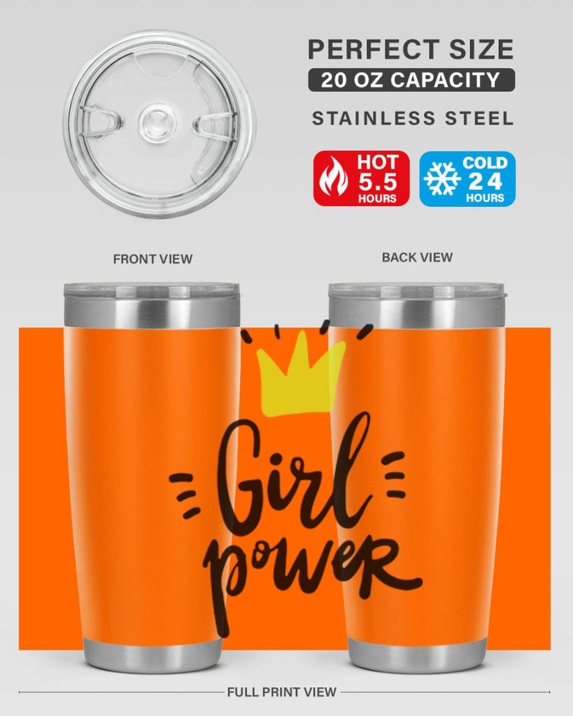 girl power crown 35#- women-girls- Tumbler