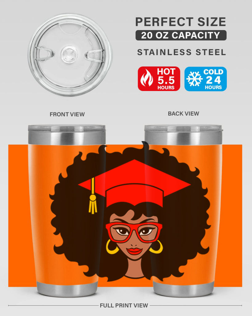 graduation black woman 32#- women-girls- Tumbler