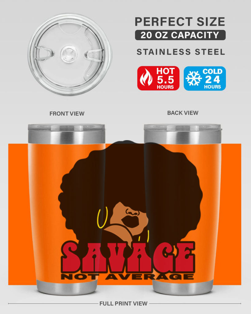 savage not average 1#- women-girls- Tumbler