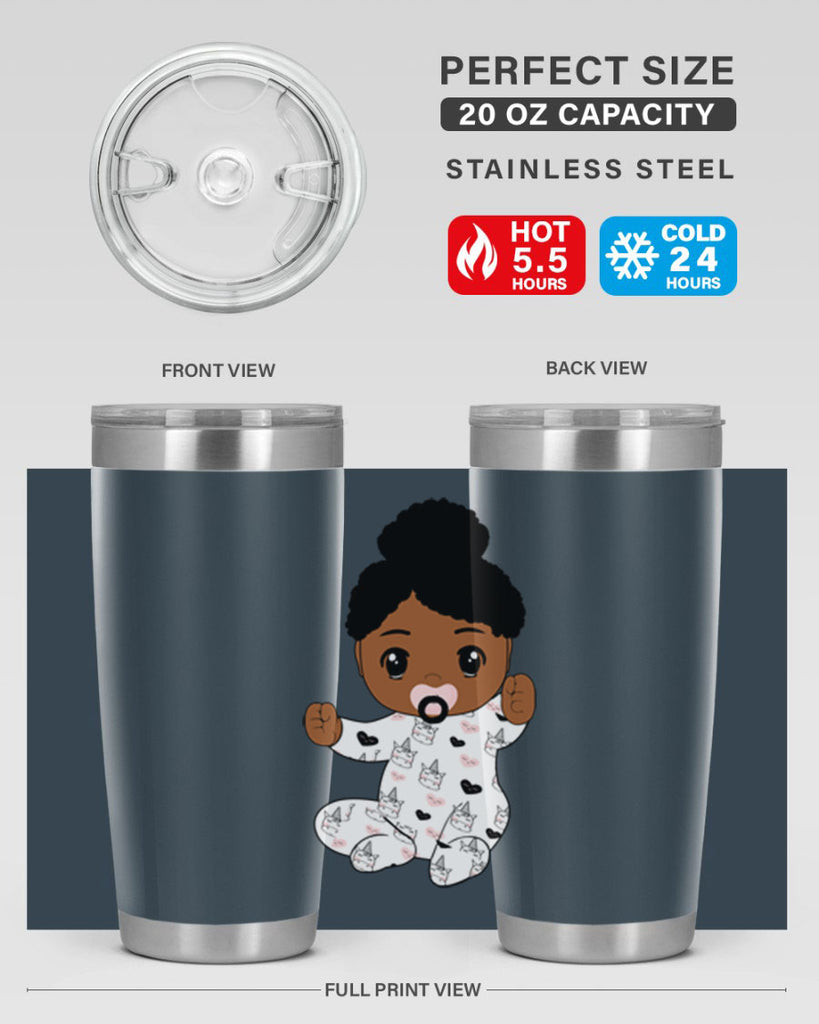 Black baby style 5#- women-girls- Tumbler