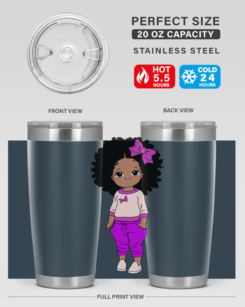 Black girl style 10#- women-girls- Tumbler