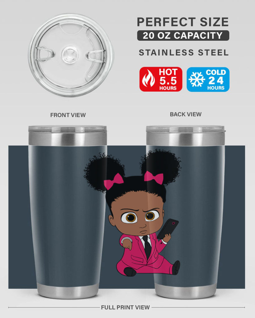 Black girl style 3#- women-girls- Tumbler
