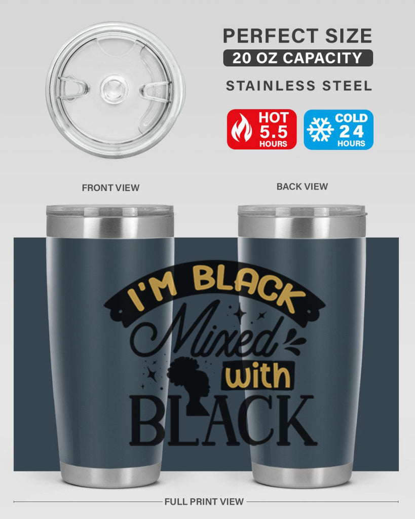 Im black mixed with black Style 30#- women-girls- Tumbler