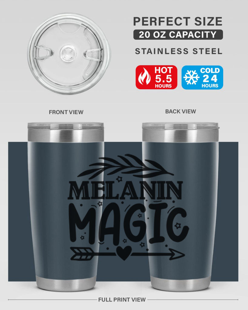 Melanin magic Style 19#- women-girls- Tumbler