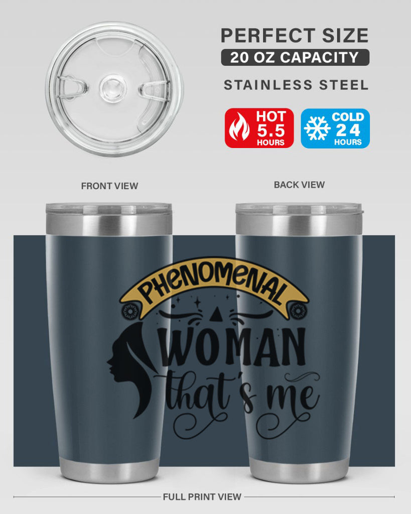 Phenomenal woman thats me Style 15#- women-girls- Tumbler