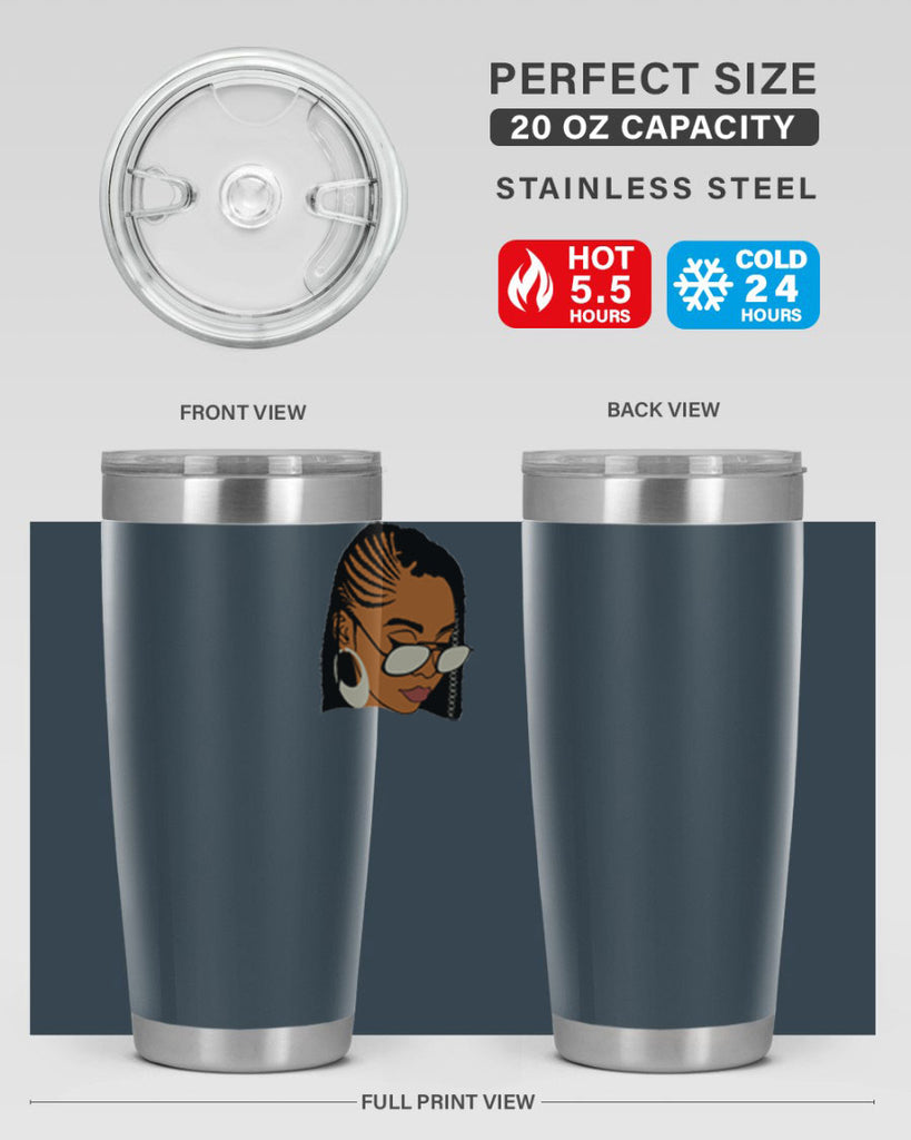 black afro 39#- women-girls- Tumbler
