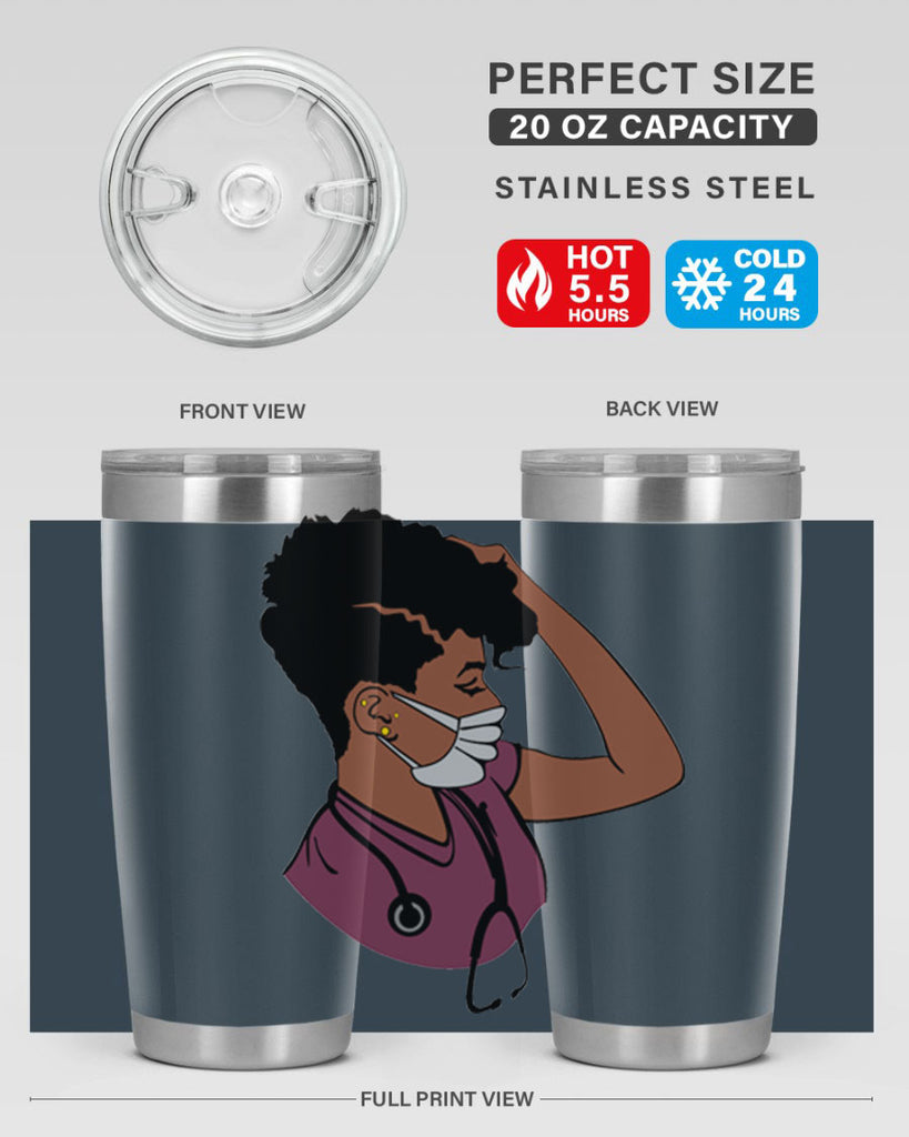 black nurse 1#- women-girls- Tumbler