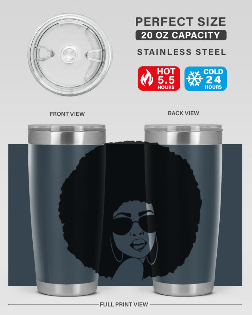 black women - queen 46#- women-girls- Tumbler