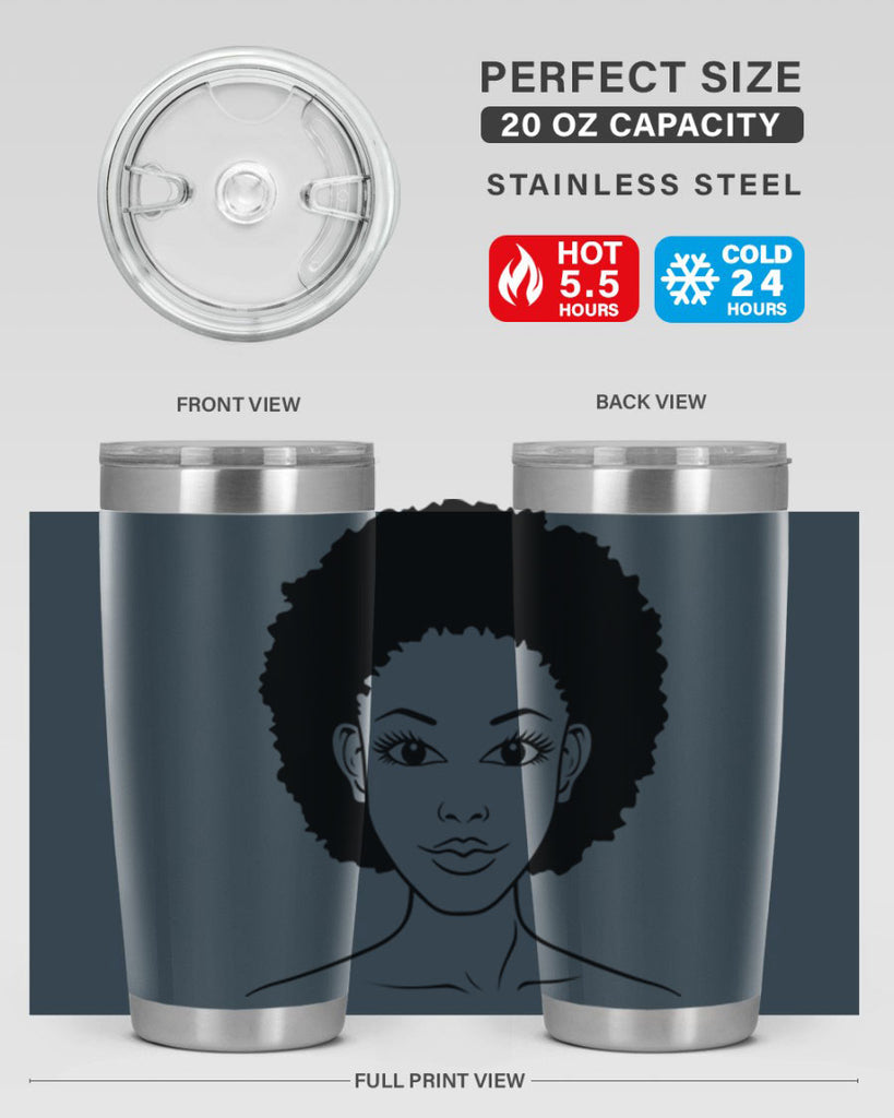 black women - queen 64#- women-girls- Tumbler