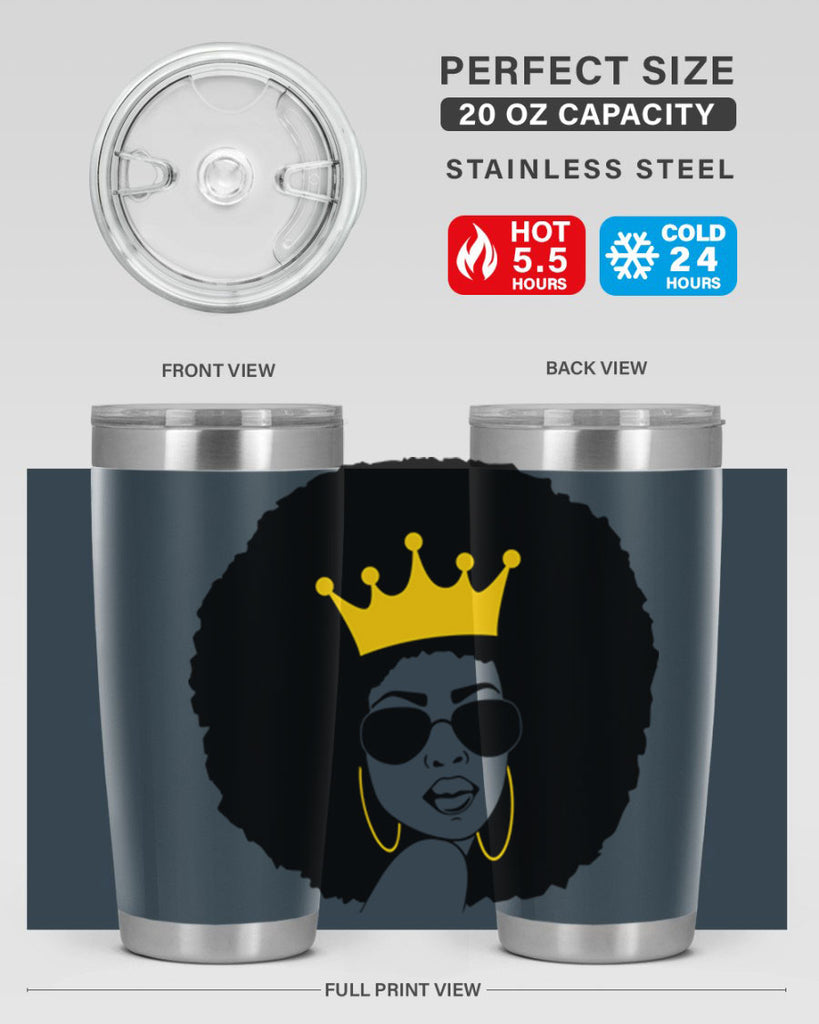 black women - queen 76#- women-girls- Tumbler