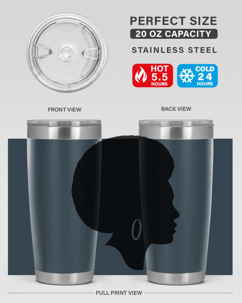 remix femaleafroavatar black 20#- women-girls- Tumbler