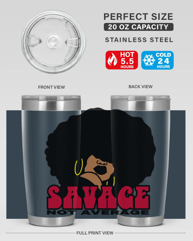 savage not average 1#- women-girls- Tumbler