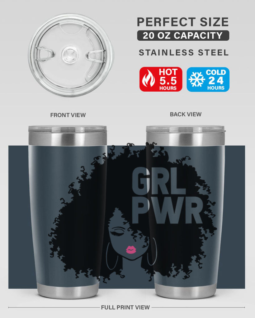 woman face grlpwr 1#- women-girls- Tumbler