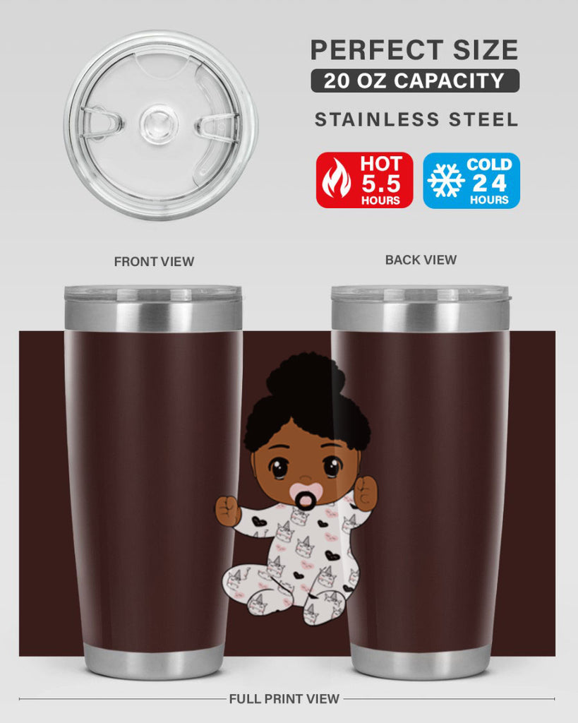 Black baby style 5#- women-girls- Tumbler