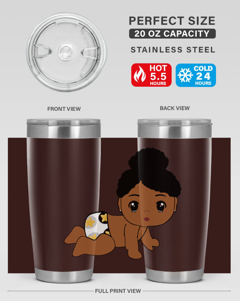 Black baby style 6#- women-girls- Tumbler
