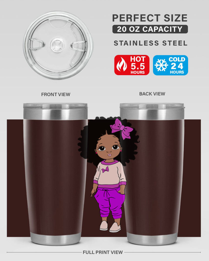 Black girl style 10#- women-girls- Tumbler