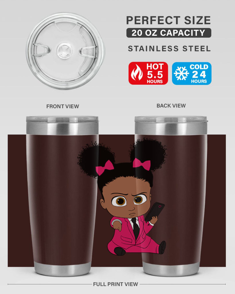 Black girl style 3#- women-girls- Tumbler