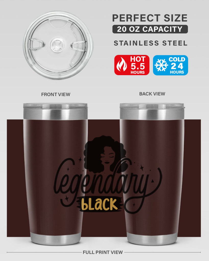 Legendary black Style 27#- women-girls- Tumbler