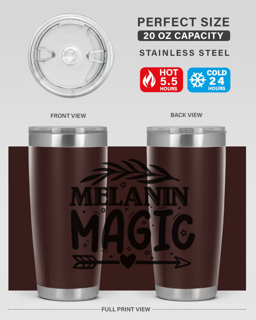 Melanin magic Style 19#- women-girls- Tumbler
