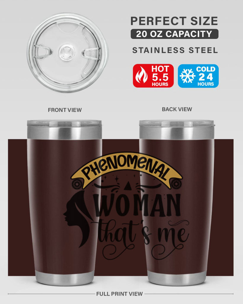 Phenomenal woman thats me Style 15#- women-girls- Tumbler