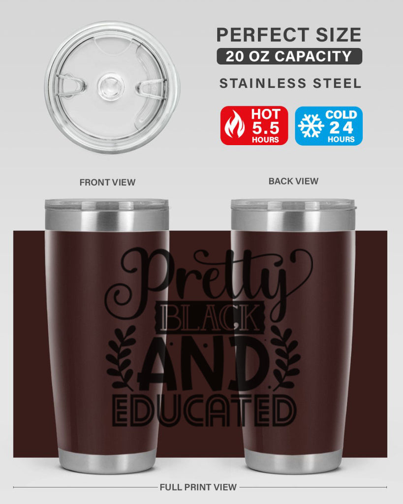 Pretty black and educated Style 11#- women-girls- Tumbler