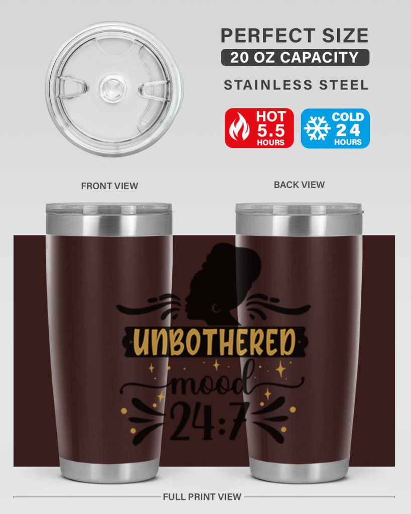 Unbothered mood Style 2#- women-girls- Tumbler