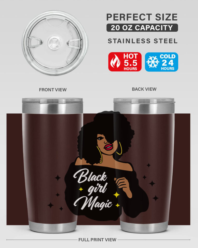 black girl magic 21#- women-girls- Tumbler