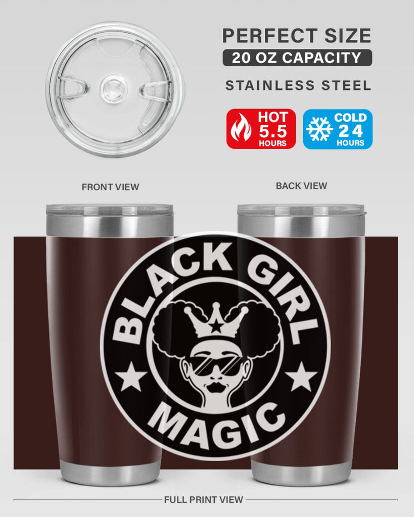 black girl magic coffee 57#- women-girls- Tumbler