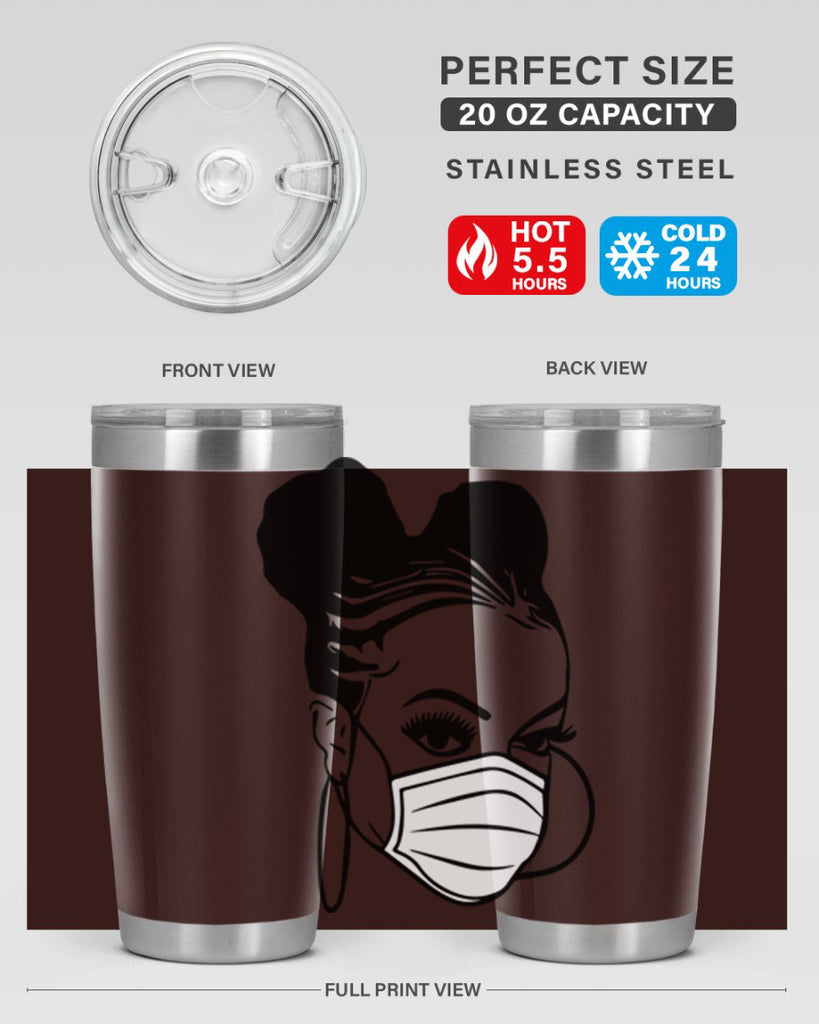 black nurse 6#- women-girls- Tumbler