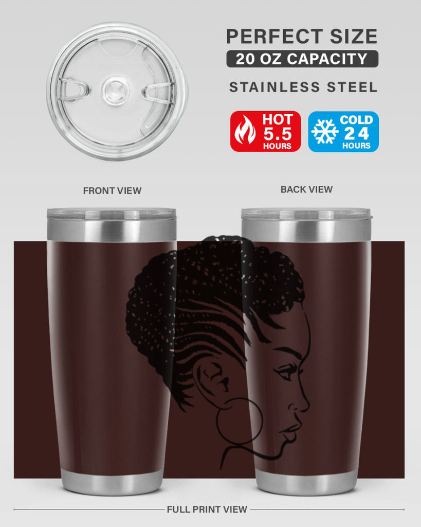 black women - queen 20#- women-girls- Tumbler