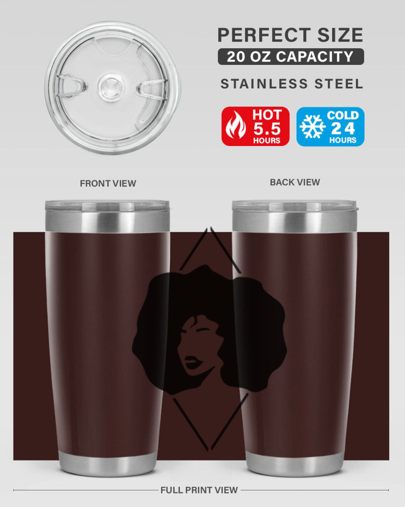 black women - queen 25#- women-girls- Tumbler