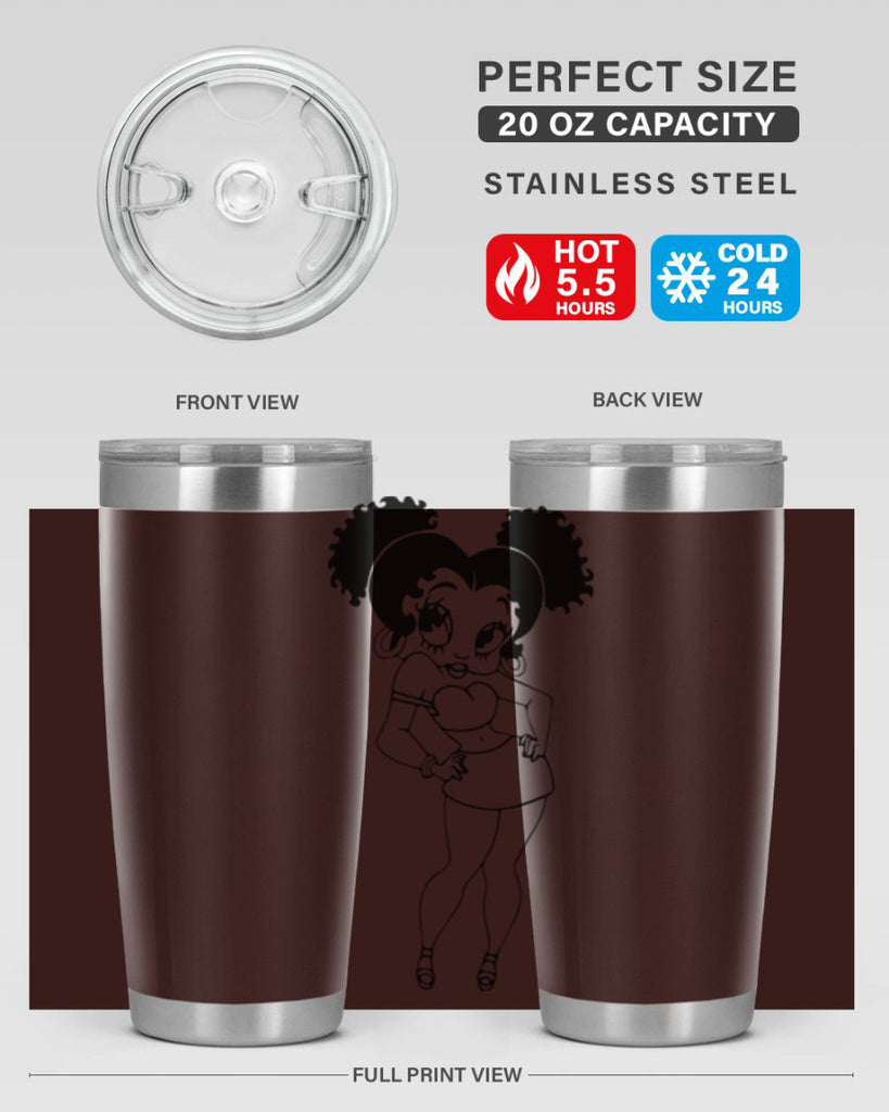 black women - queen 35#- women-girls- Tumbler