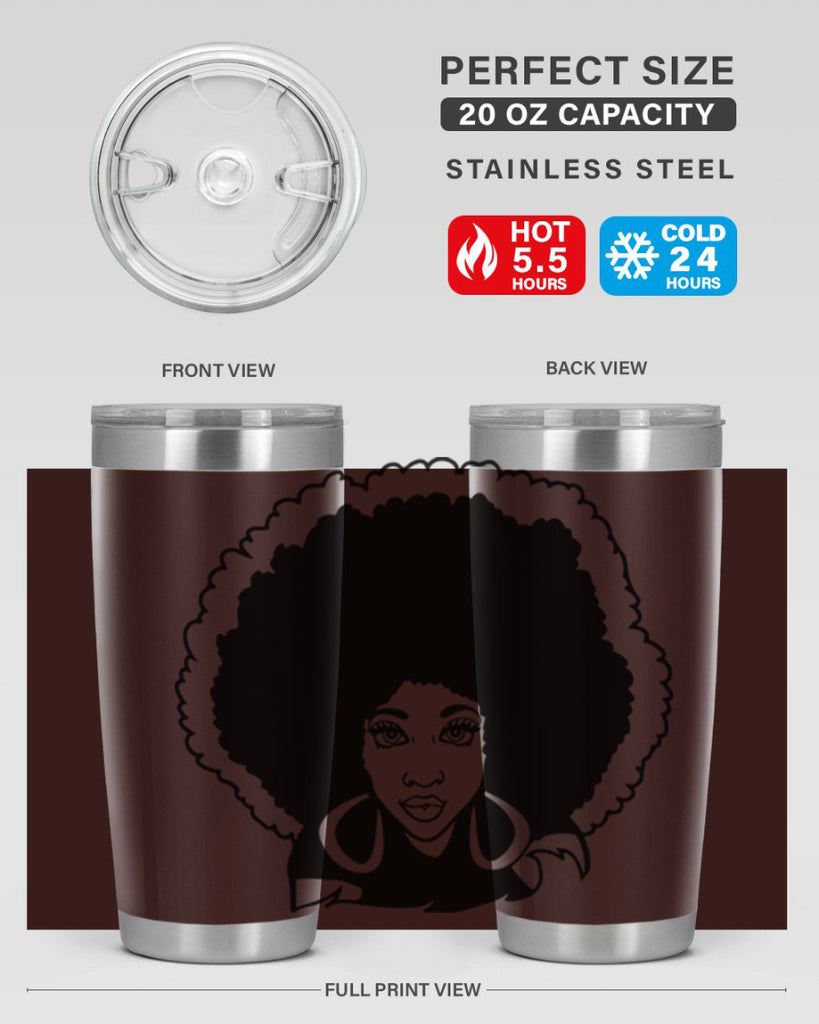 black women - queen 60#- women-girls- Tumbler