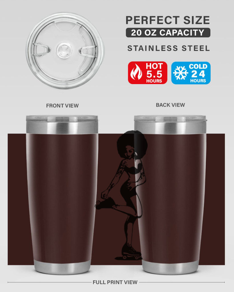 black women - queen 62#- women-girls- Tumbler