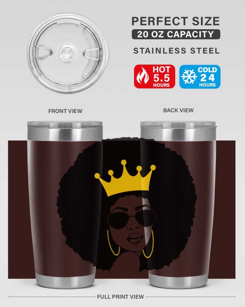 black women - queen 76#- women-girls- Tumbler