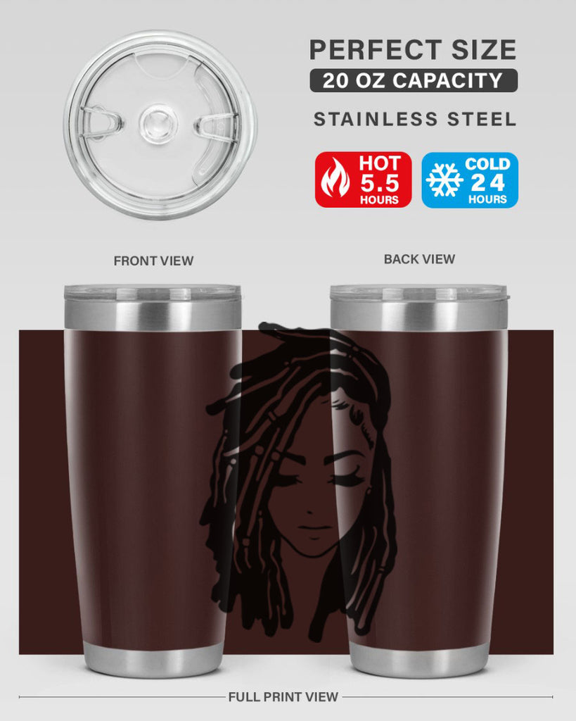 black women - queen 7#- women-girls- Tumbler