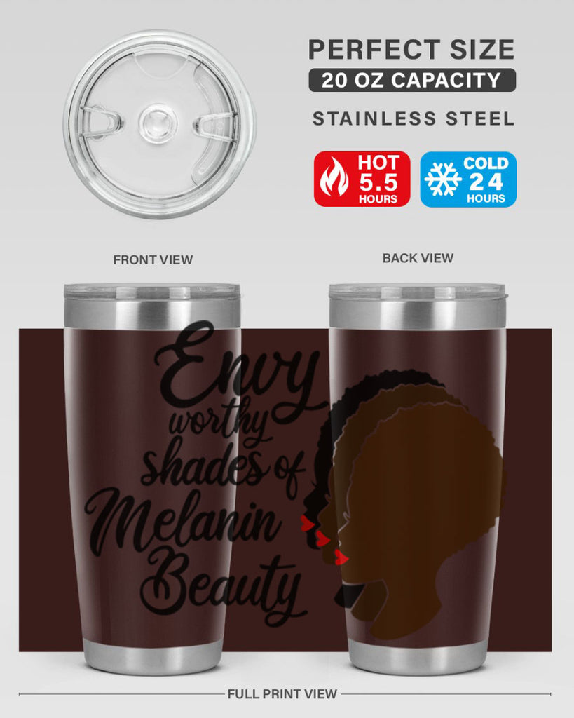 envy worth shades of melanin Style 39#- women-girls- Tumbler