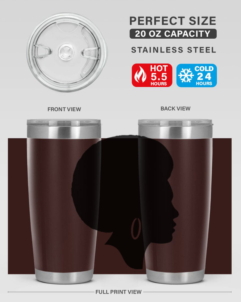 remix femaleafroavatar black 20#- women-girls- Tumbler