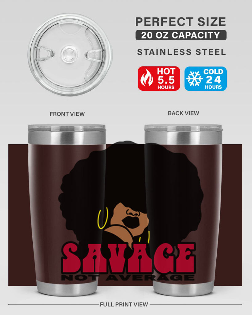 savage not average 1#- women-girls- Tumbler
