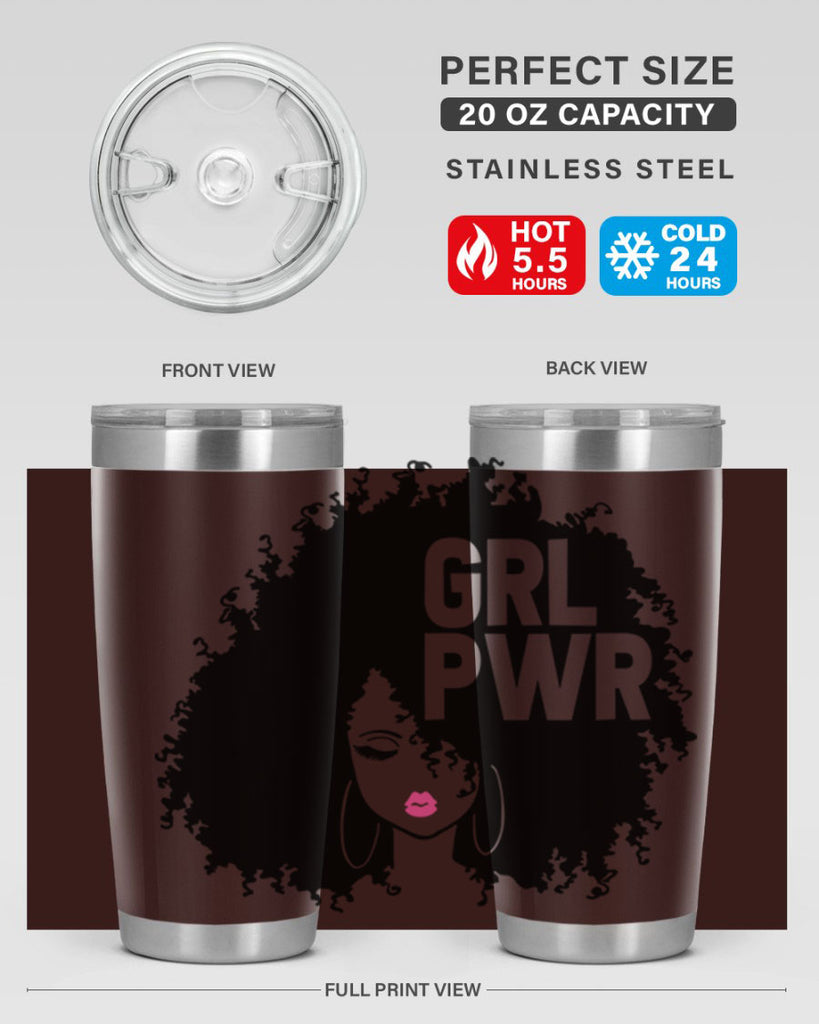 woman face grlpwr 1#- women-girls- Tumbler