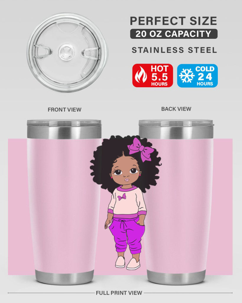 Black girl style 10#- women-girls- Tumbler