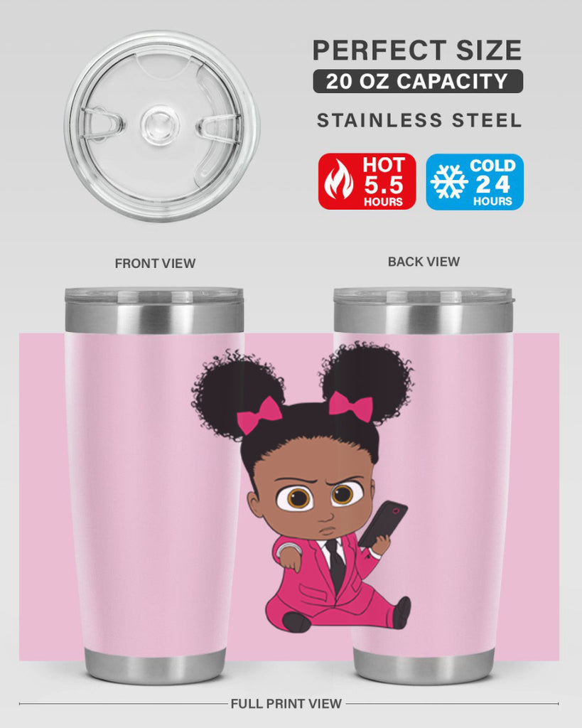 Black girl style 3#- women-girls- Tumbler
