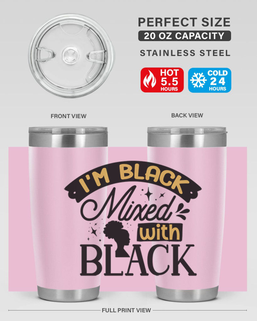 Im black mixed with black Style 30#- women-girls- Tumbler