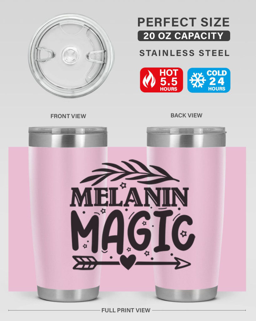 Melanin magic Style 19#- women-girls- Tumbler