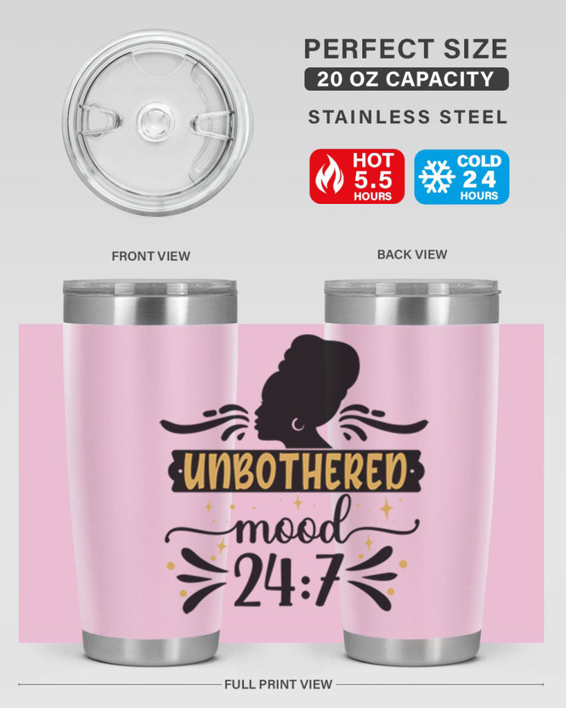 Unbothered mood Style 2#- women-girls- Tumbler