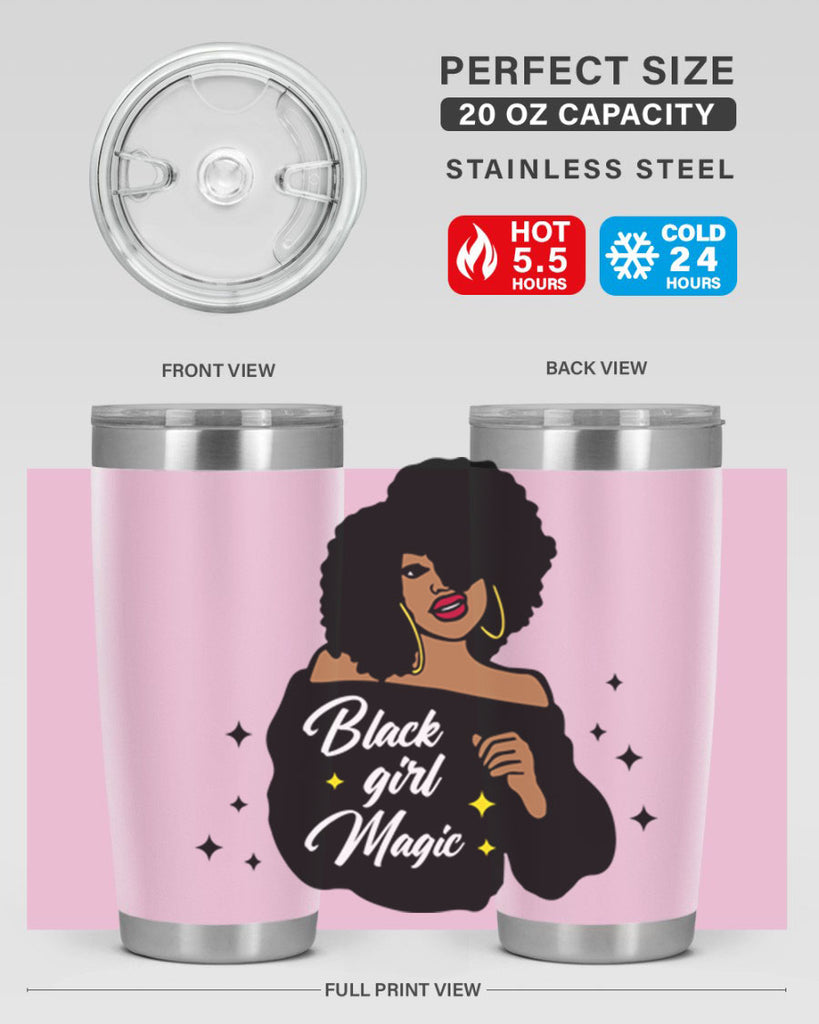 black girl magic 21#- women-girls- Tumbler