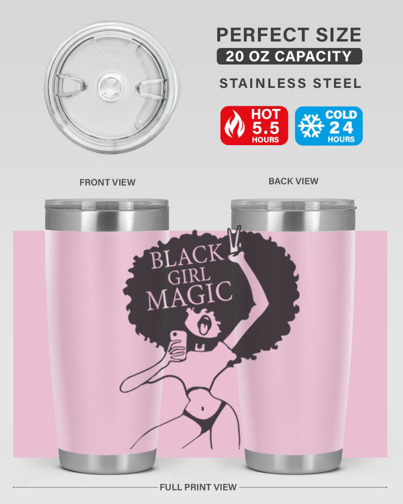 black girl magic 58#- women-girls- Tumbler